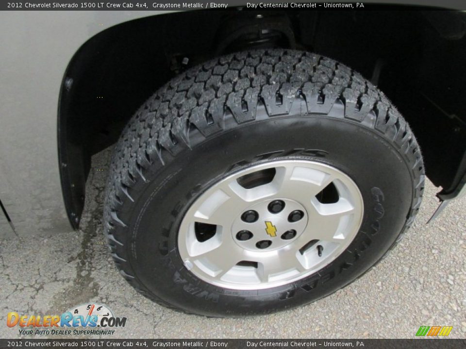 2012 Chevrolet Silverado 1500 LT Crew Cab 4x4 Graystone Metallic / Ebony Photo #12