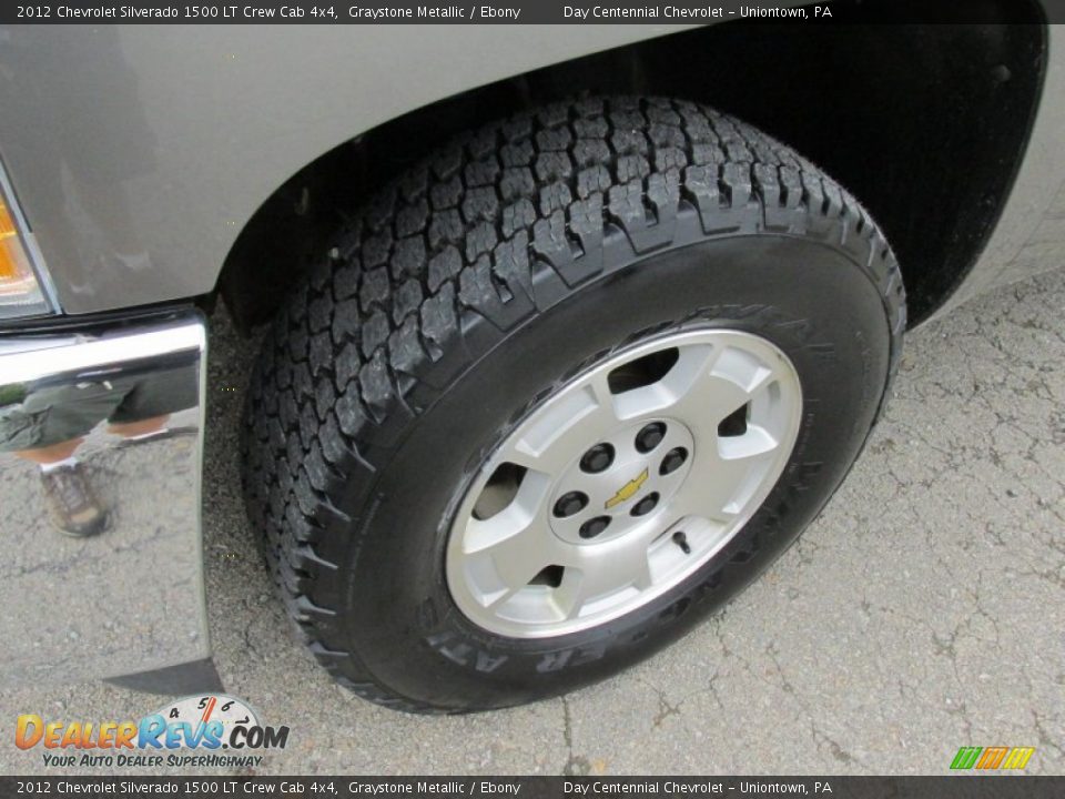 2012 Chevrolet Silverado 1500 LT Crew Cab 4x4 Graystone Metallic / Ebony Photo #16