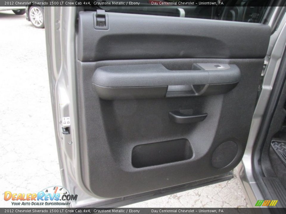 2012 Chevrolet Silverado 1500 LT Crew Cab 4x4 Graystone Metallic / Ebony Photo #19