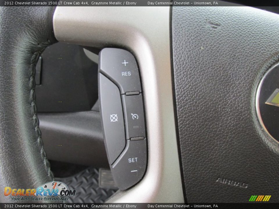 2012 Chevrolet Silverado 1500 LT Crew Cab 4x4 Graystone Metallic / Ebony Photo #31