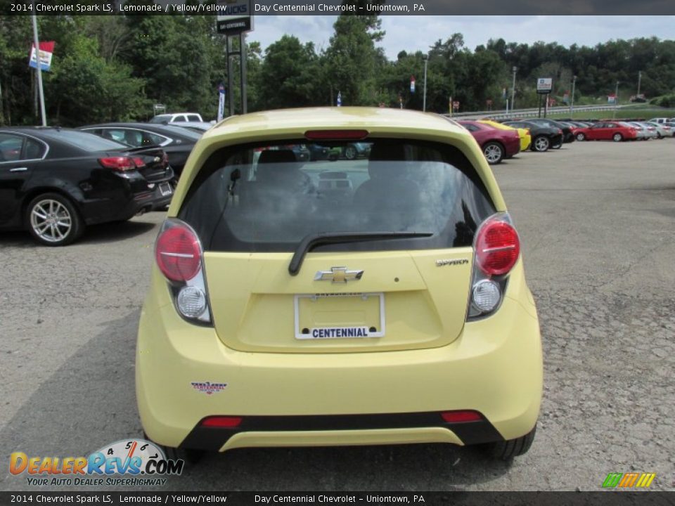 2014 Chevrolet Spark LS Lemonade / Yellow/Yellow Photo #5