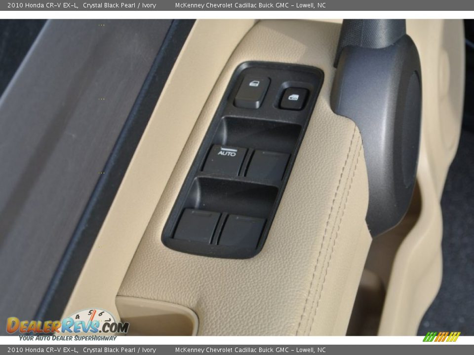 2010 Honda CR-V EX-L Crystal Black Pearl / Ivory Photo #11