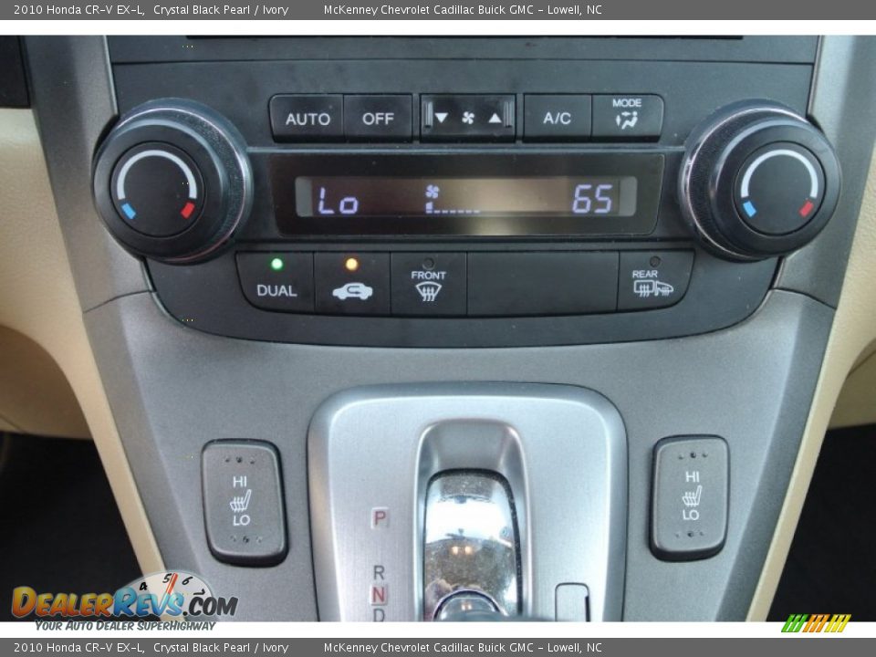 2010 Honda CR-V EX-L Crystal Black Pearl / Ivory Photo #14