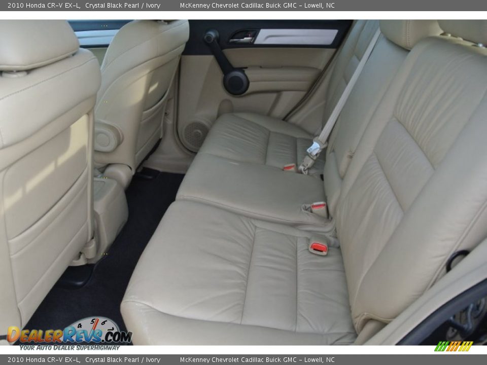 2010 Honda CR-V EX-L Crystal Black Pearl / Ivory Photo #18