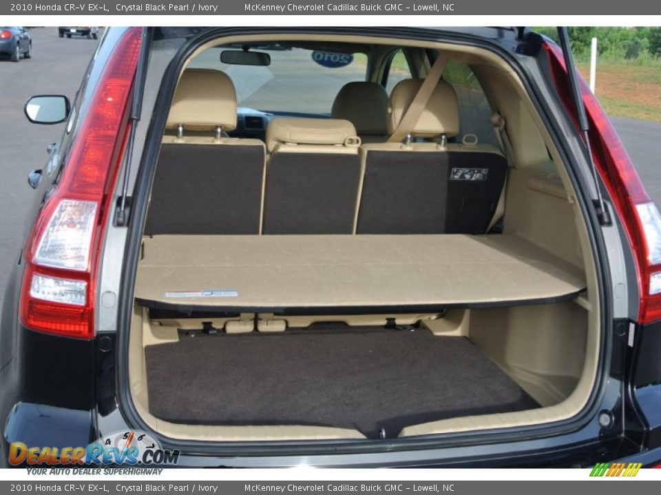 2010 Honda CR-V EX-L Crystal Black Pearl / Ivory Photo #19