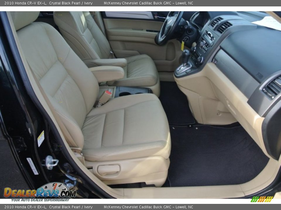 2010 Honda CR-V EX-L Crystal Black Pearl / Ivory Photo #20