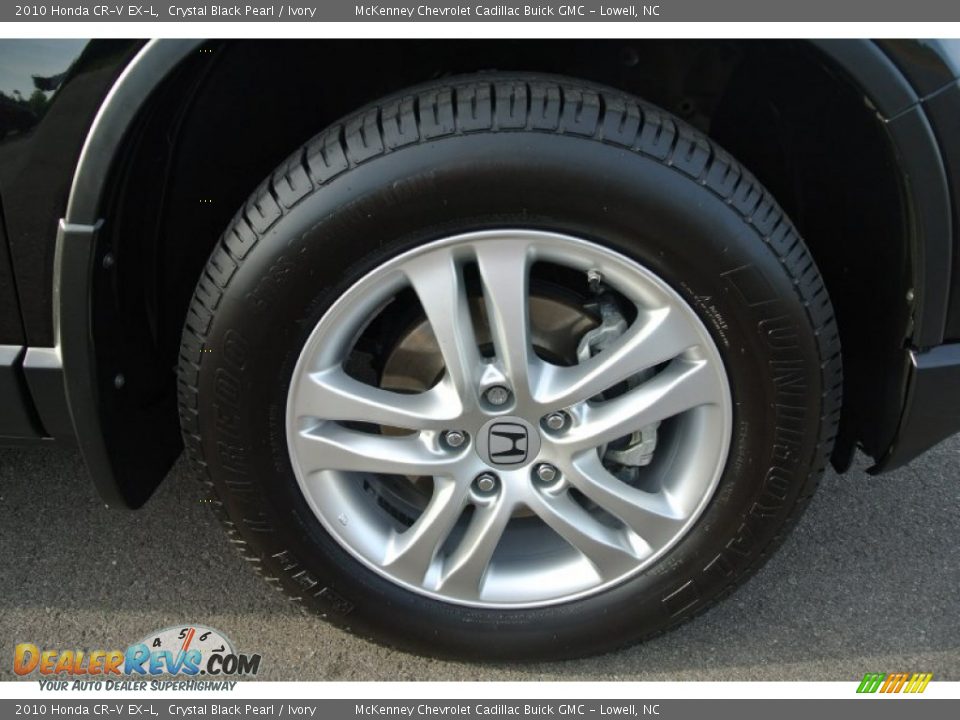 2010 Honda CR-V EX-L Crystal Black Pearl / Ivory Photo #22