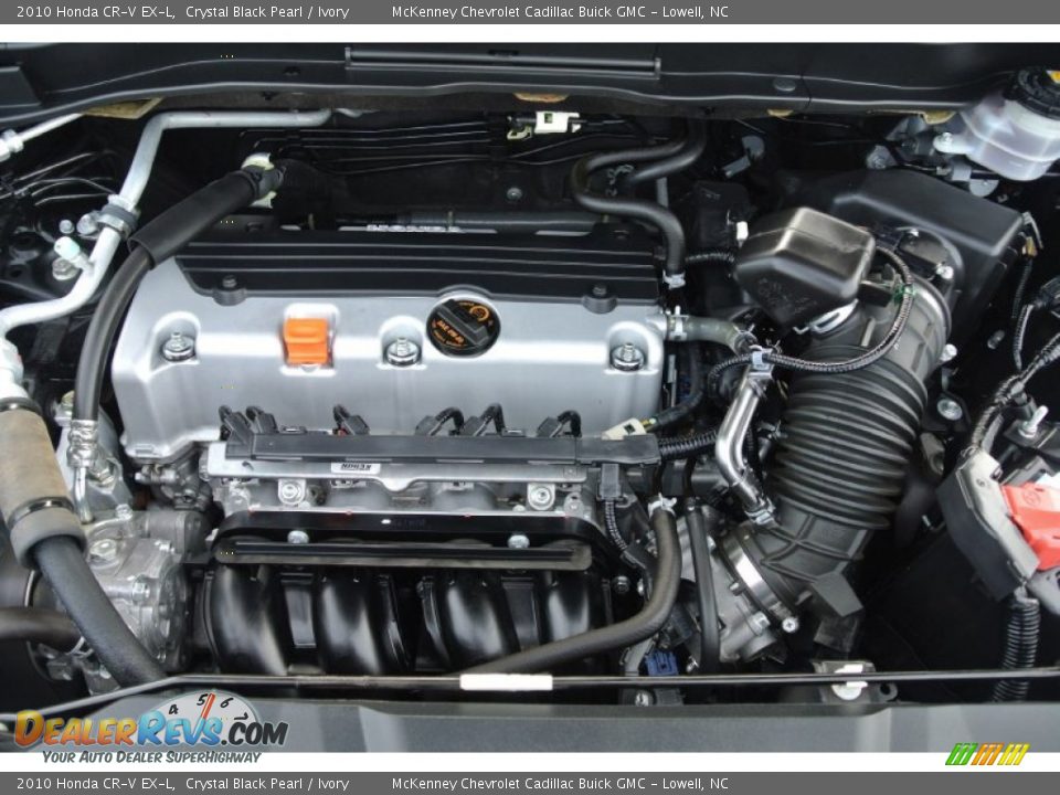 2010 Honda CR-V EX-L Crystal Black Pearl / Ivory Photo #23