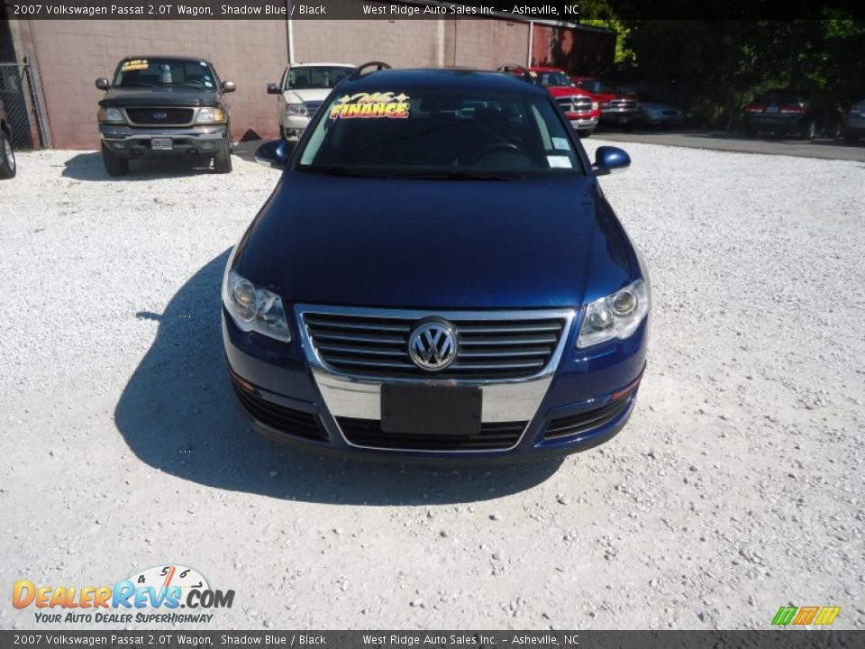 2007 Volkswagen Passat 2.0T Wagon Shadow Blue / Black Photo #2
