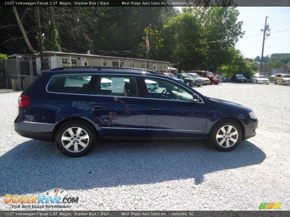 2007 Volkswagen Passat 2.0T Wagon Shadow Blue / Black Photo #4