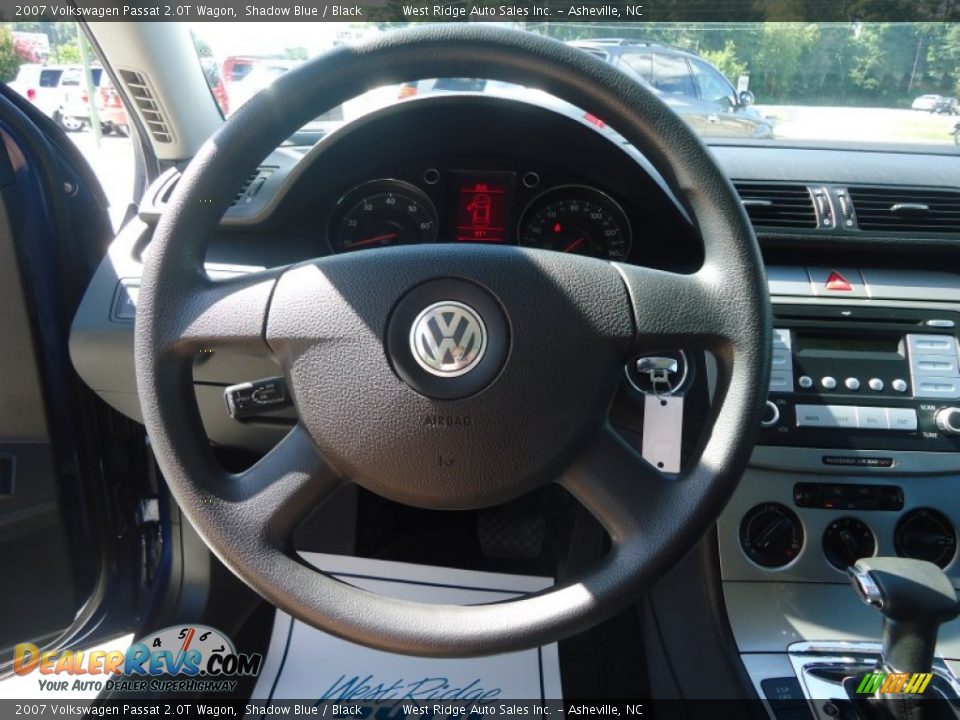 2007 Volkswagen Passat 2.0T Wagon Shadow Blue / Black Photo #9