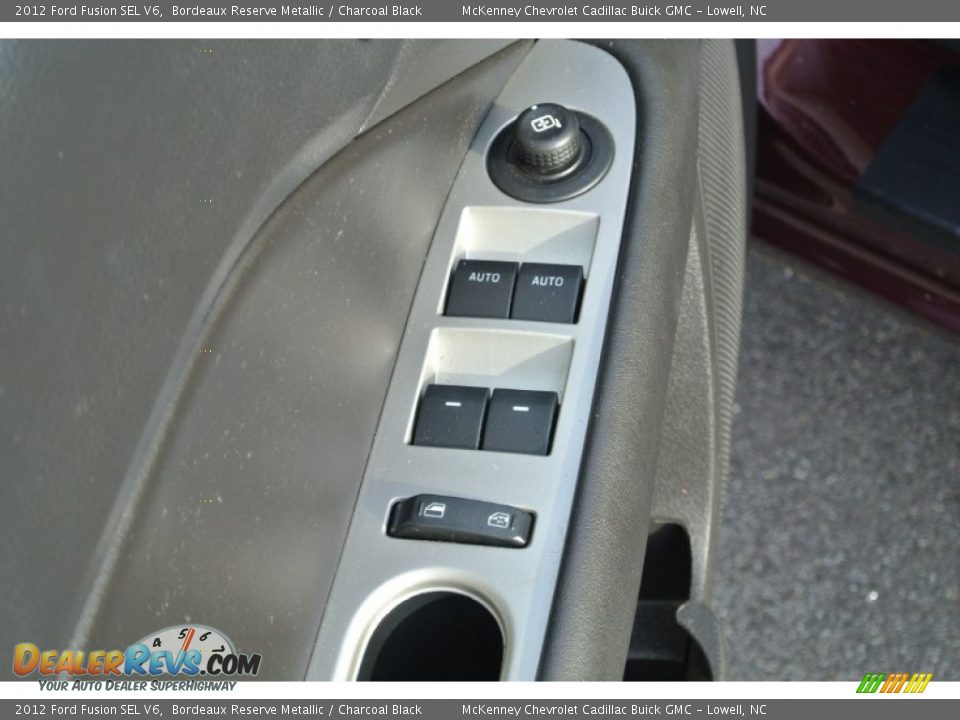 2012 Ford Fusion SEL V6 Bordeaux Reserve Metallic / Charcoal Black Photo #12