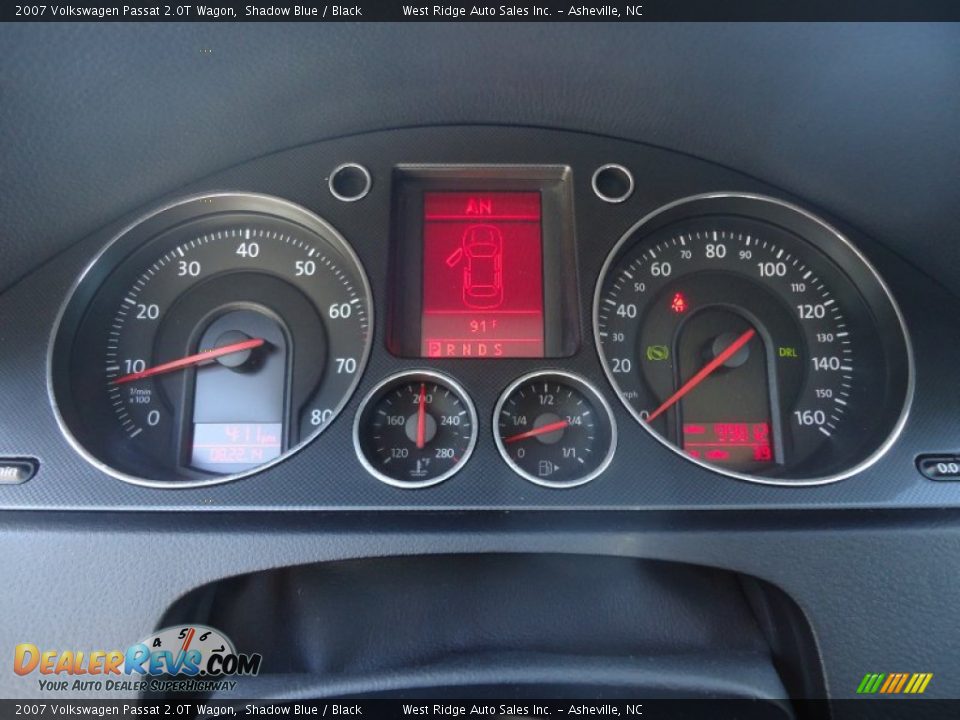 2007 Volkswagen Passat 2.0T Wagon Shadow Blue / Black Photo #10