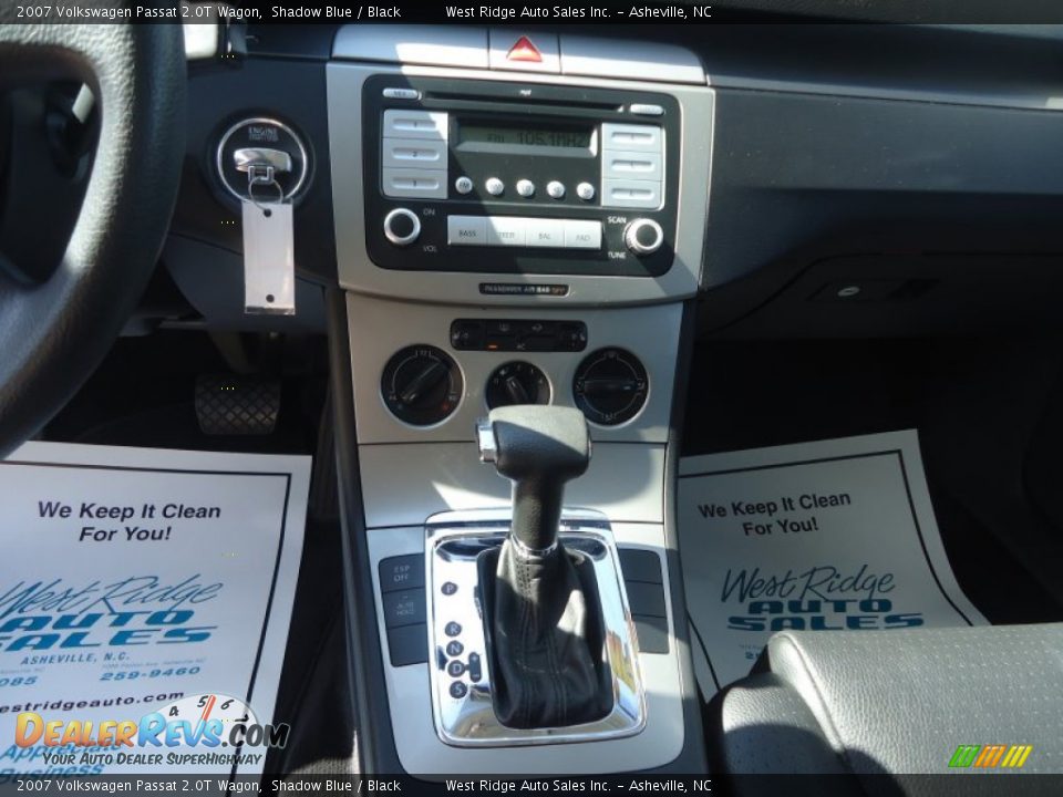 2007 Volkswagen Passat 2.0T Wagon Shadow Blue / Black Photo #11