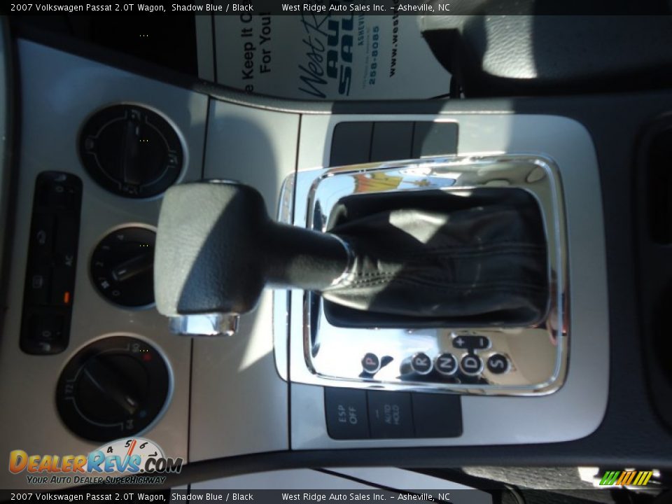 2007 Volkswagen Passat 2.0T Wagon Shadow Blue / Black Photo #13