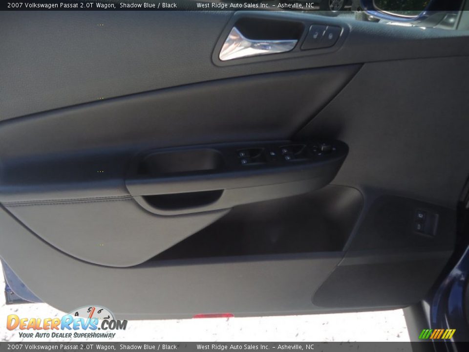 2007 Volkswagen Passat 2.0T Wagon Shadow Blue / Black Photo #15