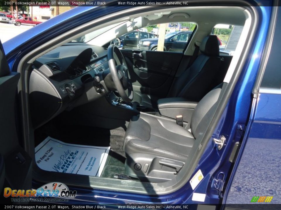2007 Volkswagen Passat 2.0T Wagon Shadow Blue / Black Photo #16
