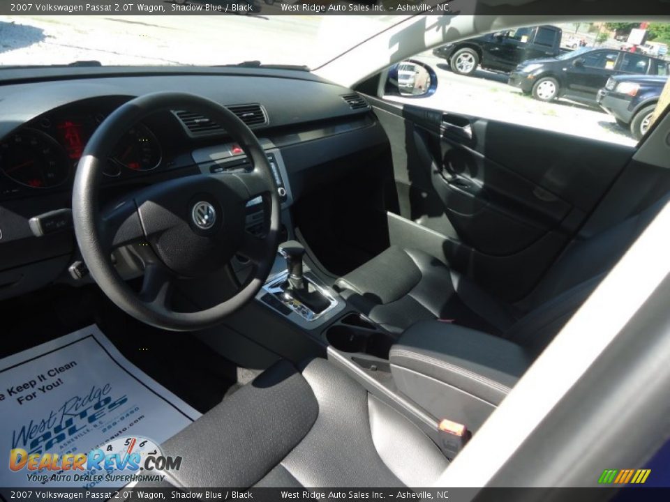 2007 Volkswagen Passat 2.0T Wagon Shadow Blue / Black Photo #17