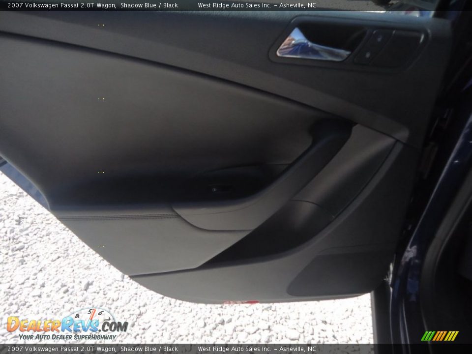 2007 Volkswagen Passat 2.0T Wagon Shadow Blue / Black Photo #19