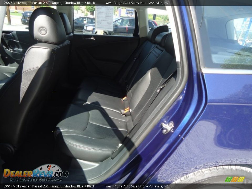 2007 Volkswagen Passat 2.0T Wagon Shadow Blue / Black Photo #20