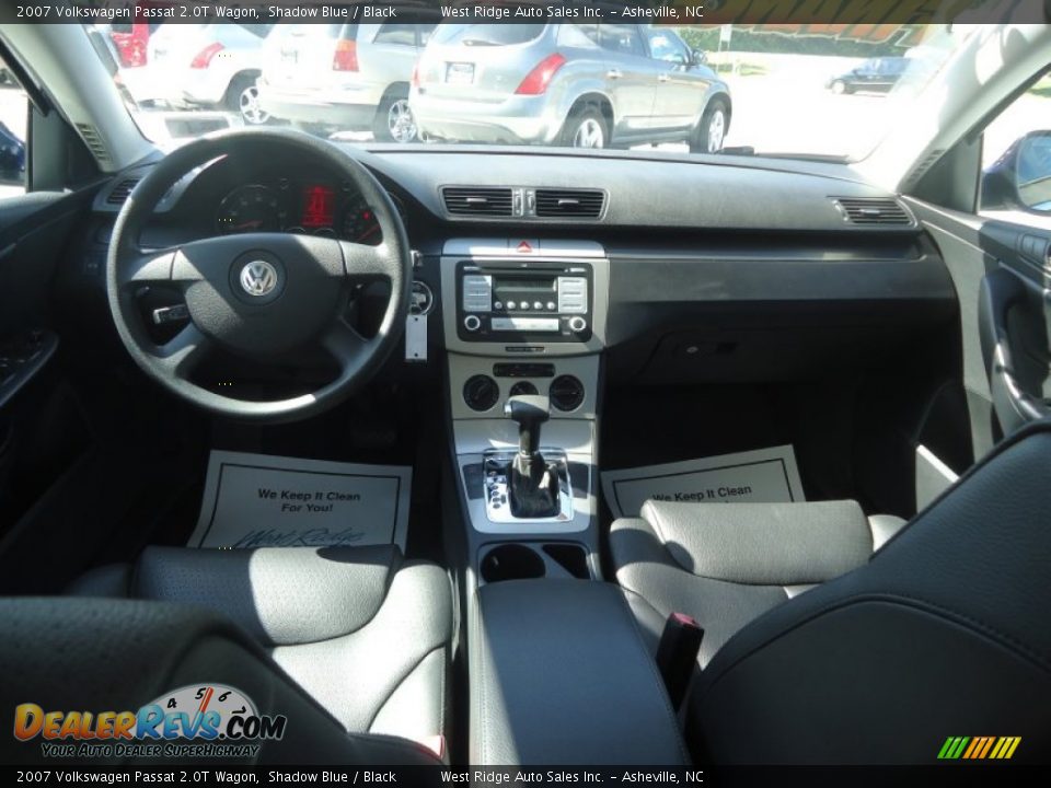 2007 Volkswagen Passat 2.0T Wagon Shadow Blue / Black Photo #21