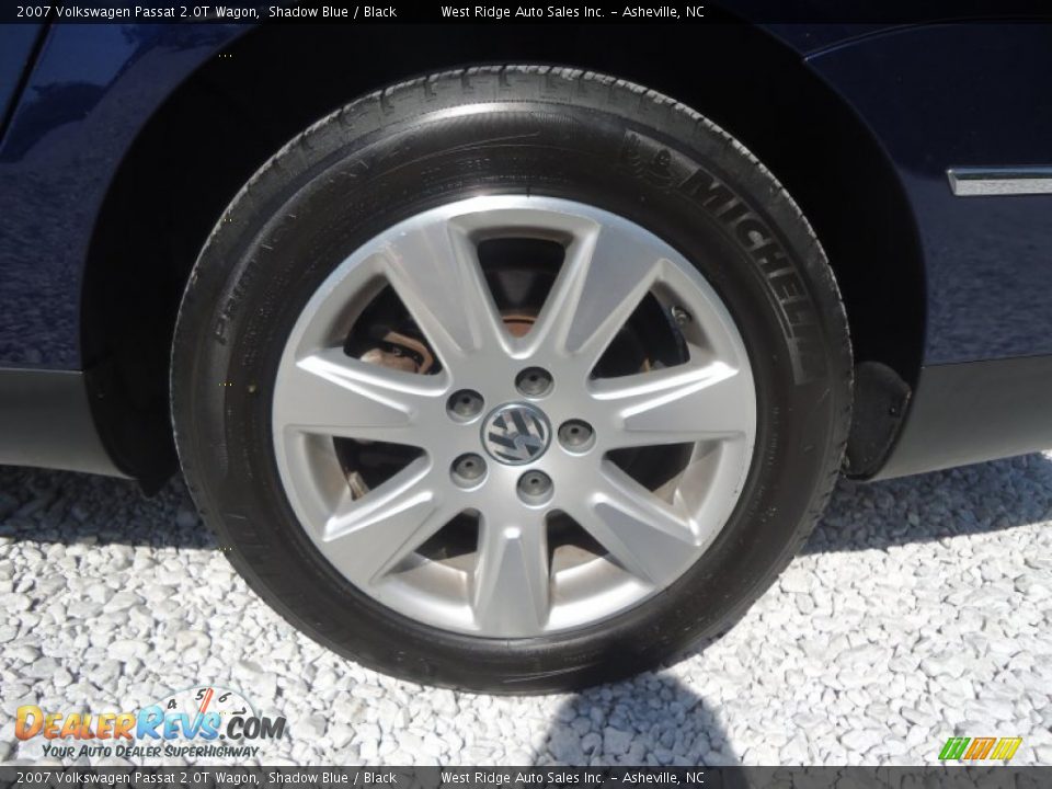 2007 Volkswagen Passat 2.0T Wagon Shadow Blue / Black Photo #22