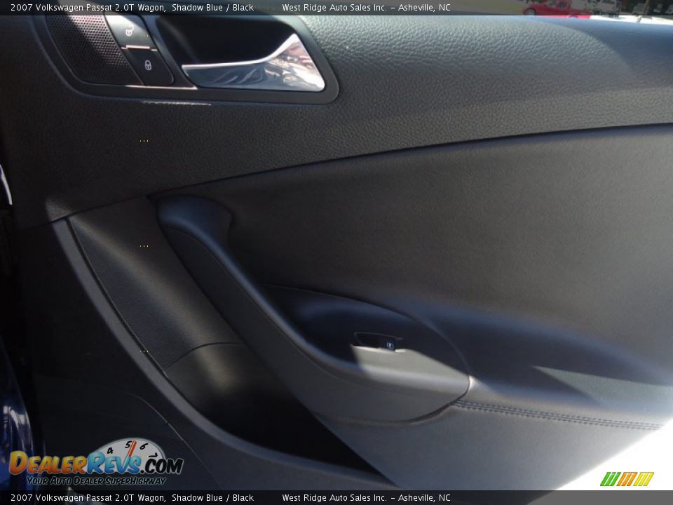 2007 Volkswagen Passat 2.0T Wagon Shadow Blue / Black Photo #26