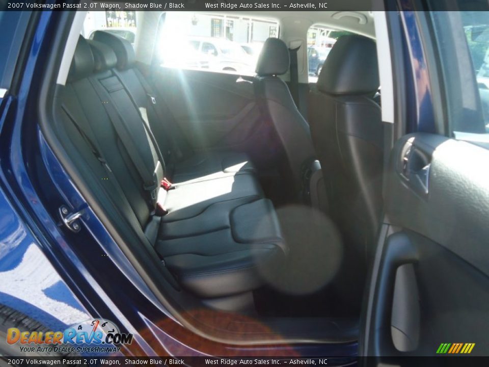 2007 Volkswagen Passat 2.0T Wagon Shadow Blue / Black Photo #27