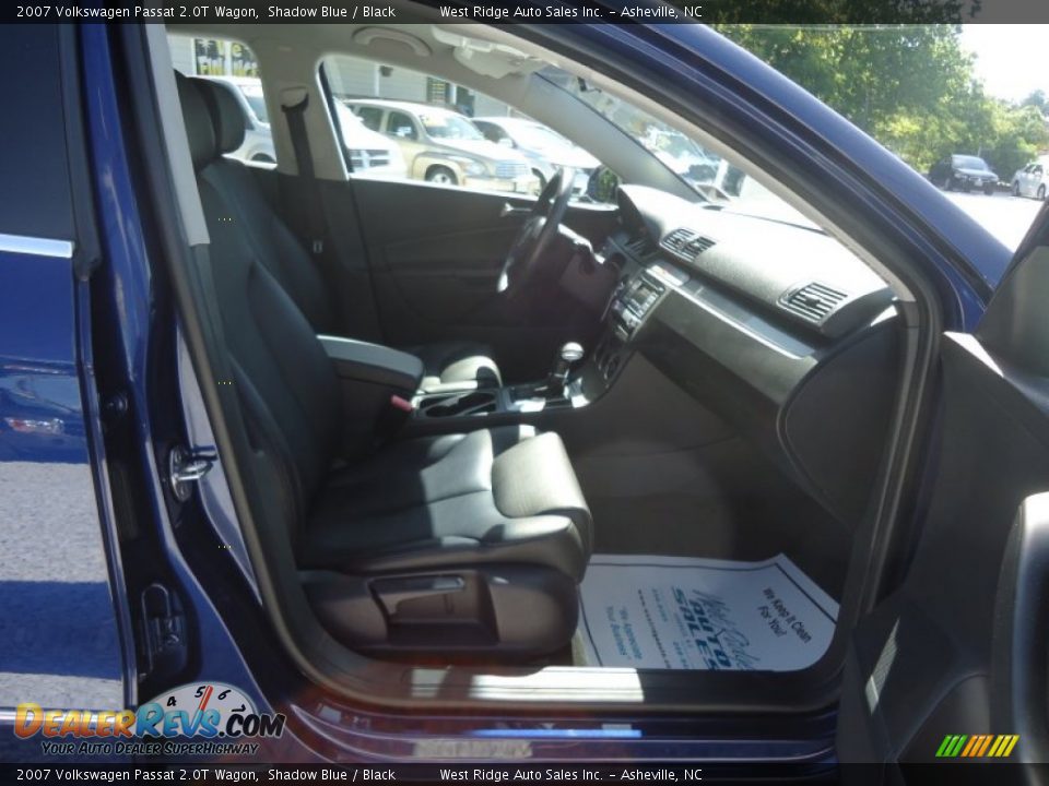 2007 Volkswagen Passat 2.0T Wagon Shadow Blue / Black Photo #30