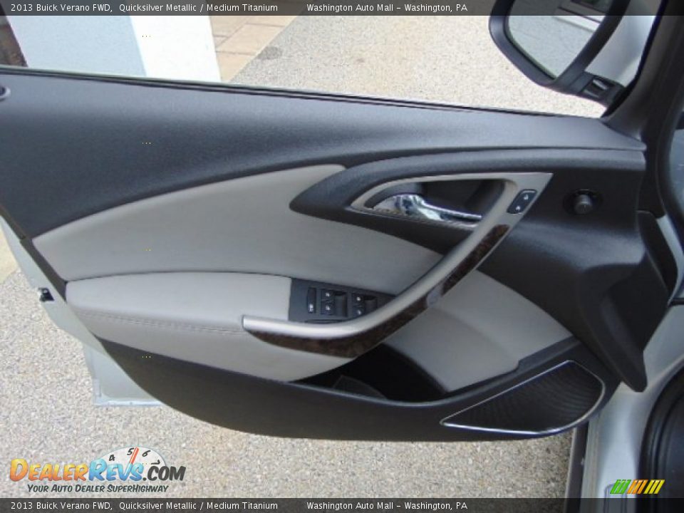 2013 Buick Verano FWD Quicksilver Metallic / Medium Titanium Photo #10