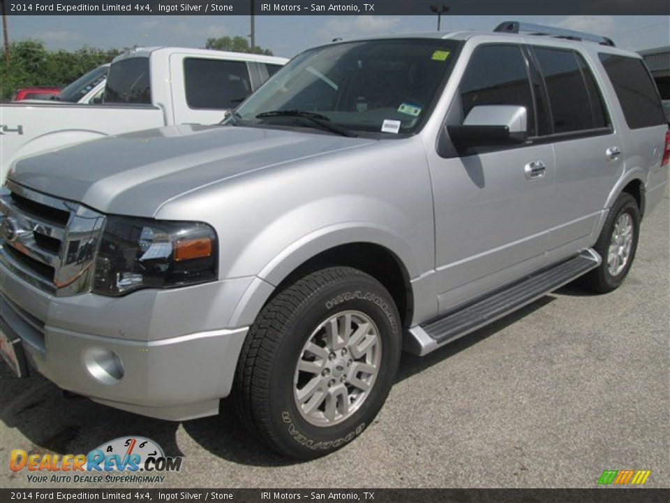 2014 Ford Expedition Limited 4x4 Ingot Silver / Stone Photo #3