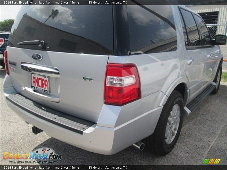 2014 Ford Expedition Limited 4x4 Ingot Silver / Stone Photo #11