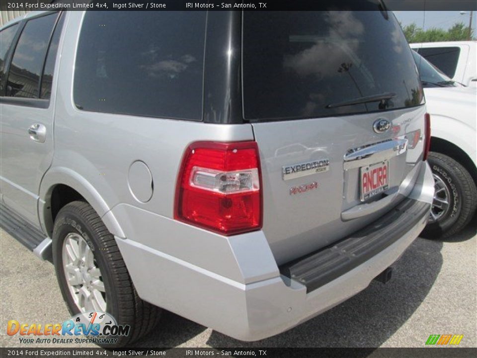 2014 Ford Expedition Limited 4x4 Ingot Silver / Stone Photo #12