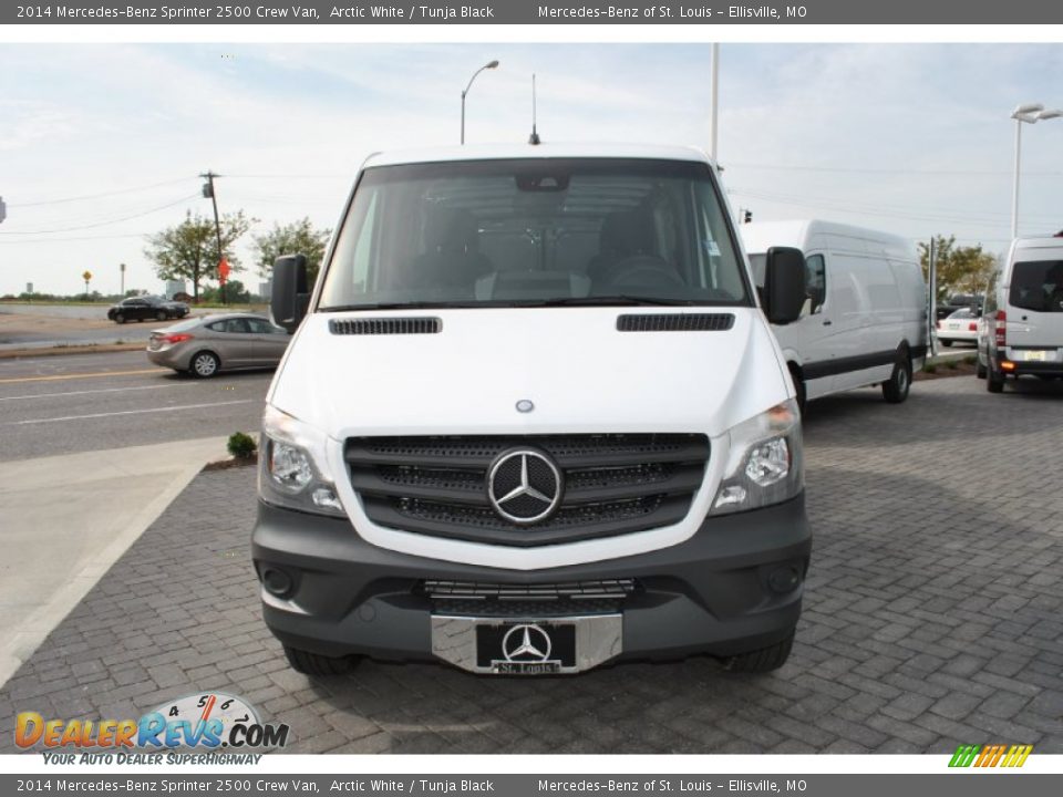 2014 Mercedes-Benz Sprinter 2500 Crew Van Arctic White / Tunja Black Photo #6
