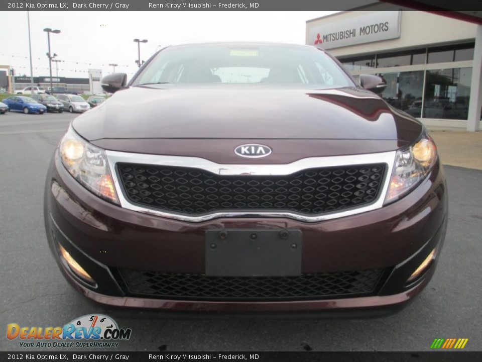 2012 Kia Optima LX Dark Cherry / Gray Photo #2