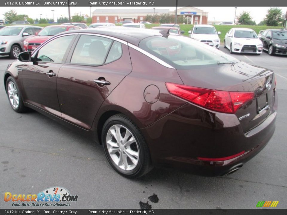 2012 Kia Optima LX Dark Cherry / Gray Photo #5