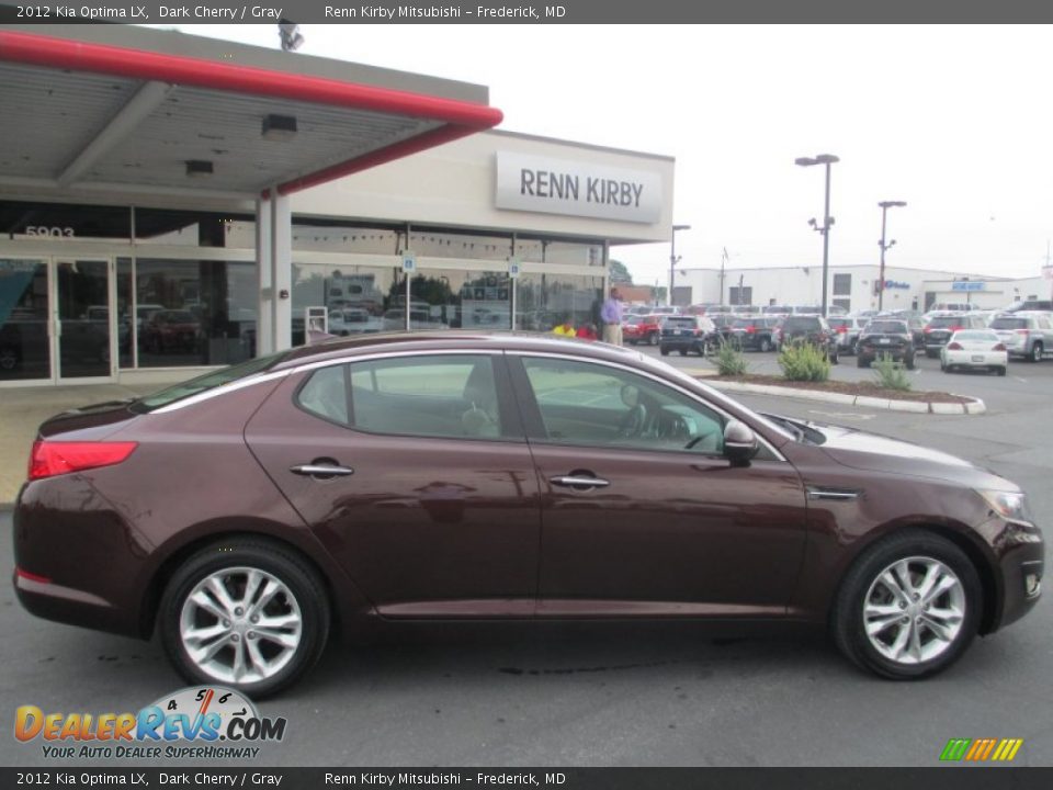 2012 Kia Optima LX Dark Cherry / Gray Photo #8