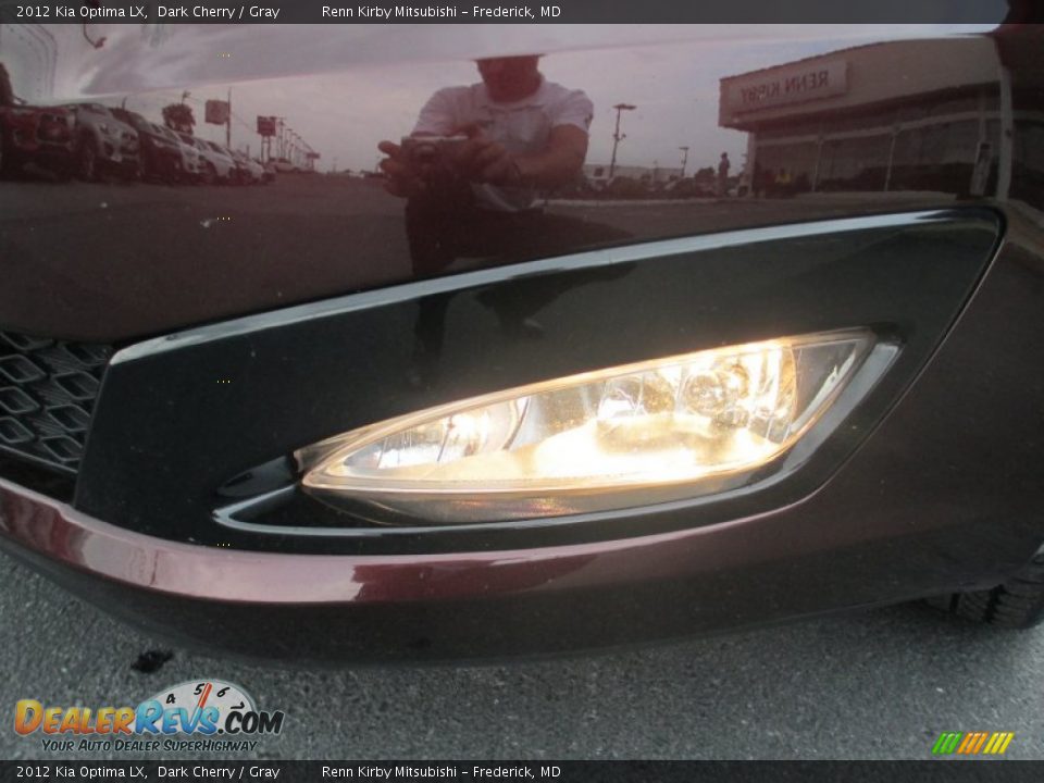 2012 Kia Optima LX Dark Cherry / Gray Photo #9