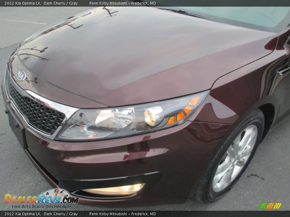 2012 Kia Optima LX Dark Cherry / Gray Photo #10