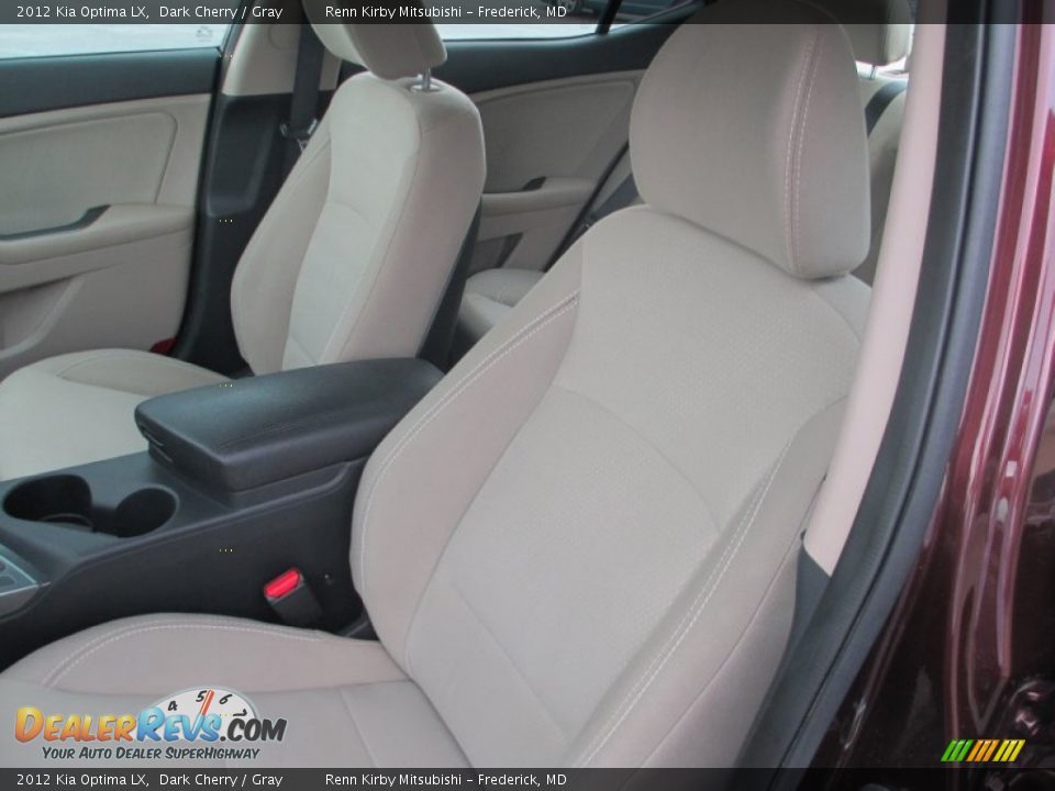 2012 Kia Optima LX Dark Cherry / Gray Photo #13
