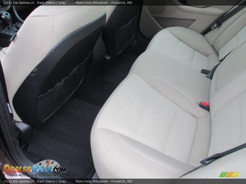 2012 Kia Optima LX Dark Cherry / Gray Photo #15