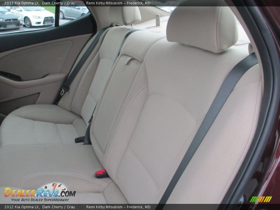2012 Kia Optima LX Dark Cherry / Gray Photo #16
