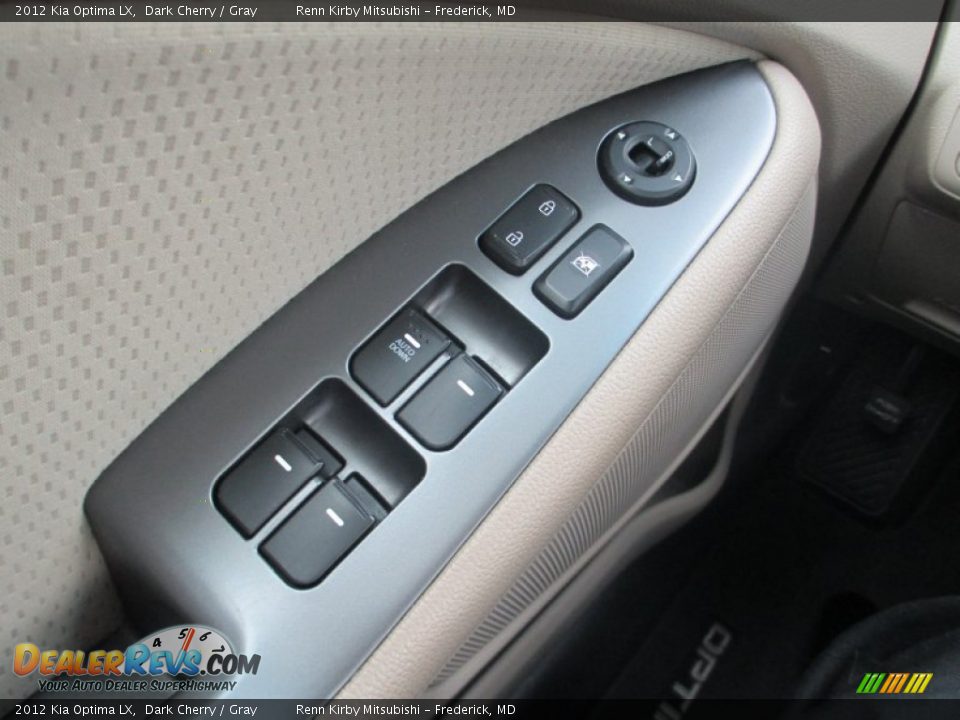 2012 Kia Optima LX Dark Cherry / Gray Photo #18