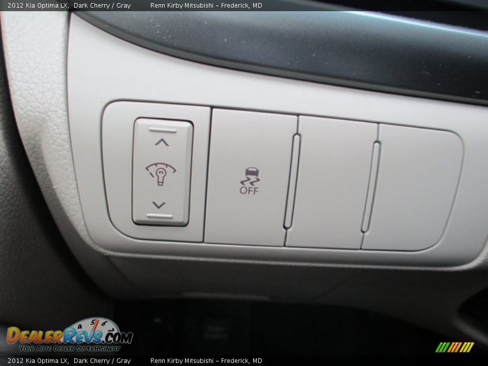 2012 Kia Optima LX Dark Cherry / Gray Photo #19