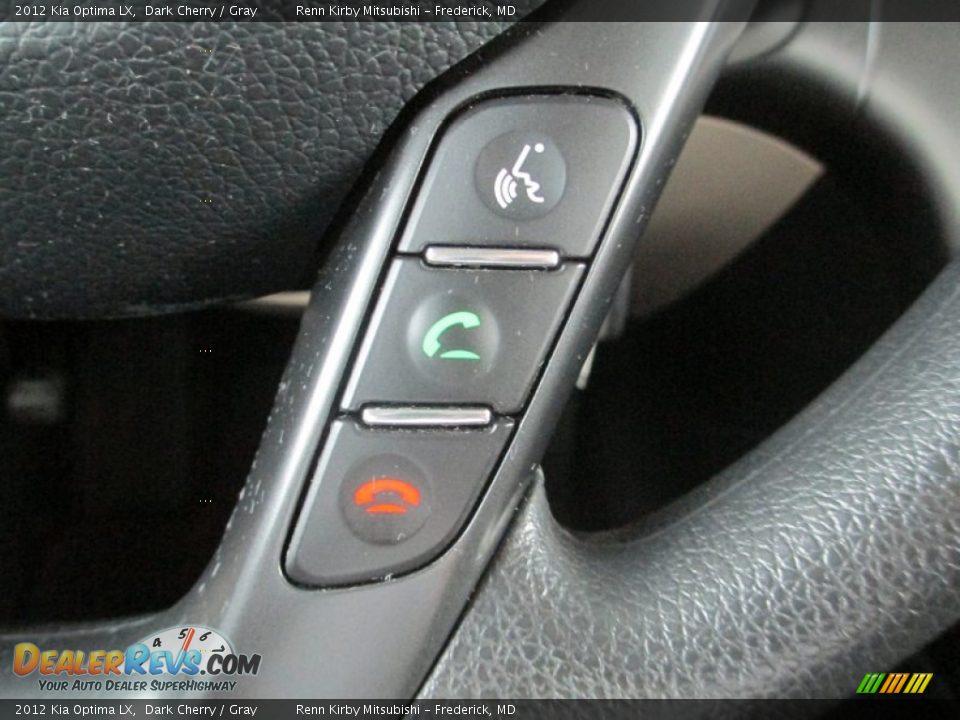 2012 Kia Optima LX Dark Cherry / Gray Photo #22