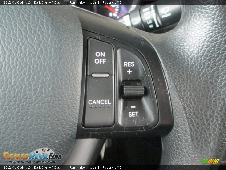 2012 Kia Optima LX Dark Cherry / Gray Photo #23
