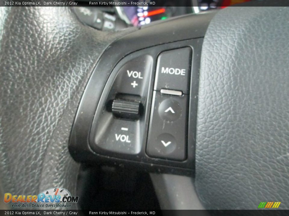 2012 Kia Optima LX Dark Cherry / Gray Photo #24