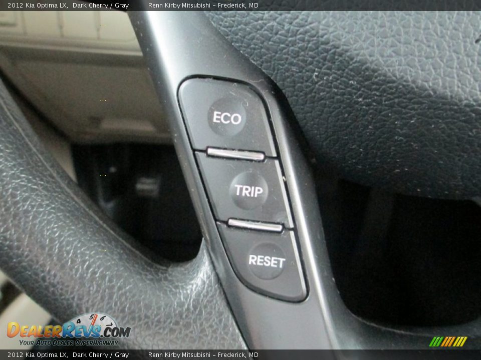 2012 Kia Optima LX Dark Cherry / Gray Photo #25