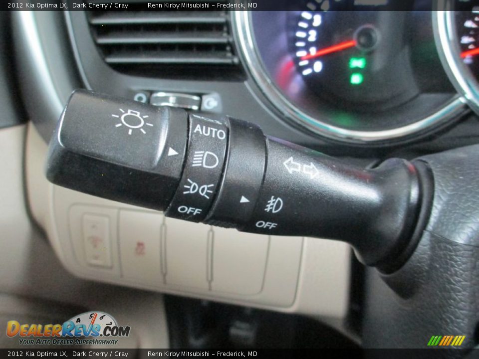 2012 Kia Optima LX Dark Cherry / Gray Photo #26