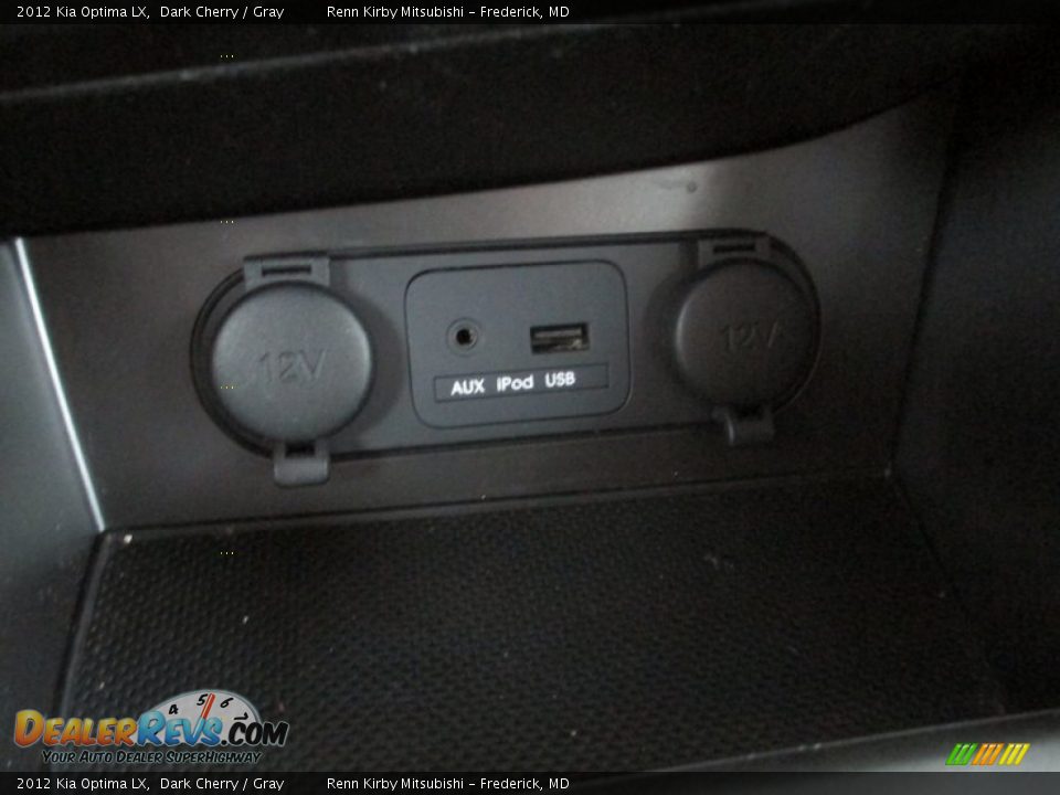 2012 Kia Optima LX Dark Cherry / Gray Photo #33